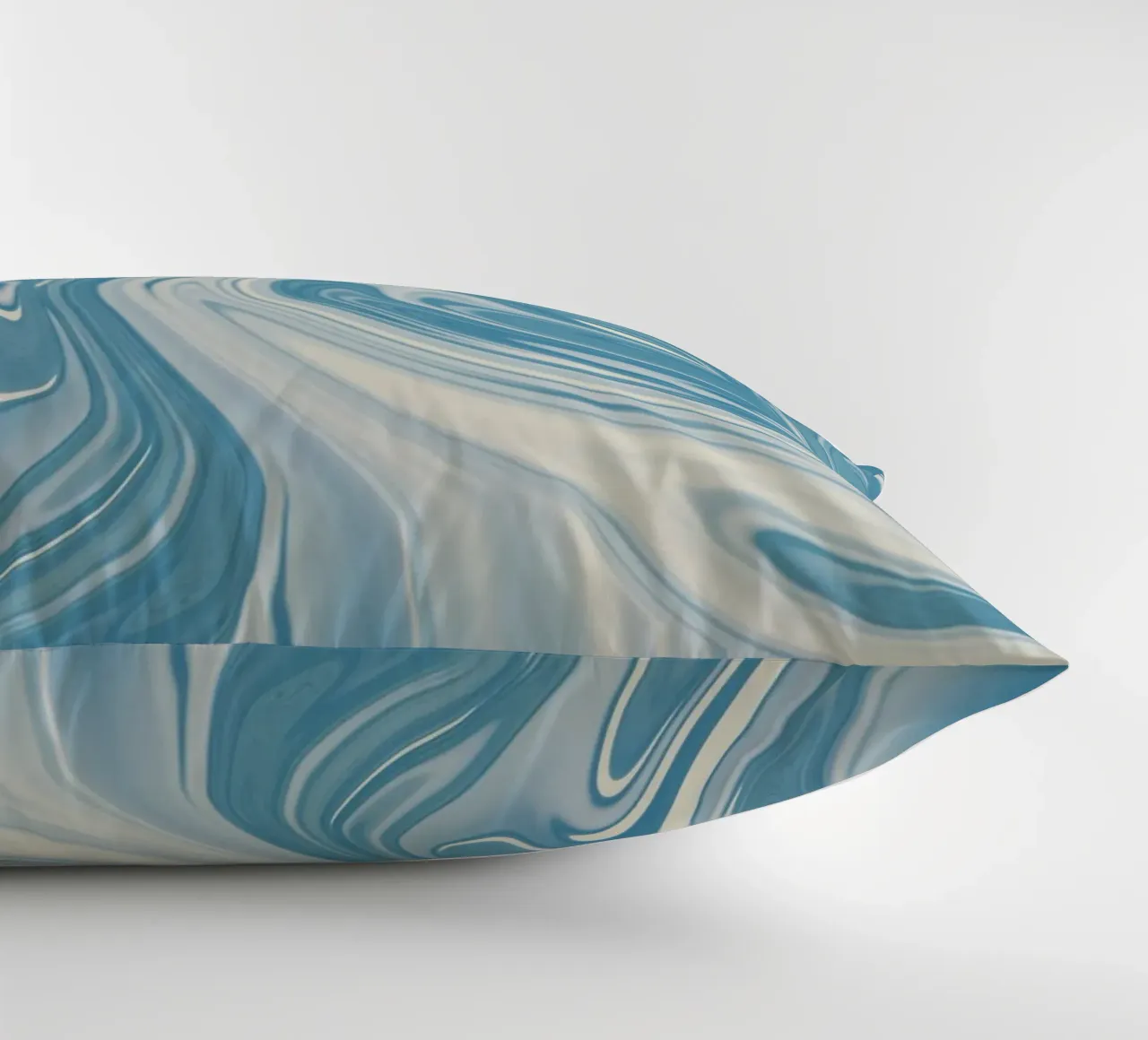 Fluid lines pattern 07 decorative cushion by Little Dean