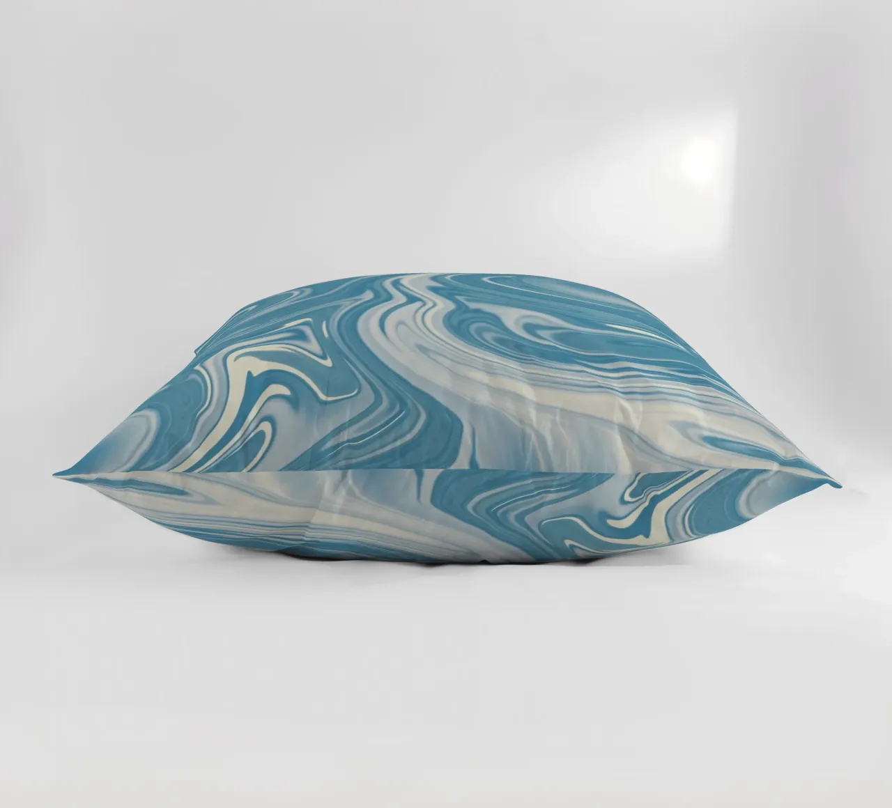 Fluid lines pattern 07 decorative cushion by Little Dean