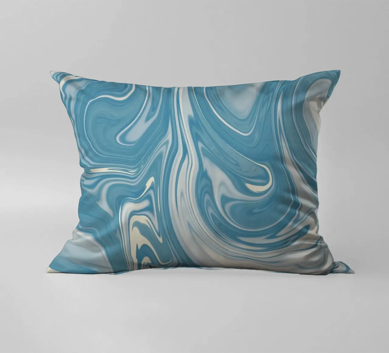 Fluid lines pattern 07 decorative cushion by Little Dean