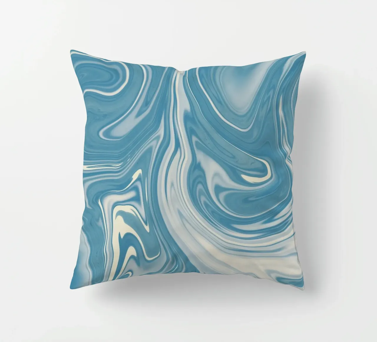 Fluid lines pattern 07 decorative cushion by Little Dean