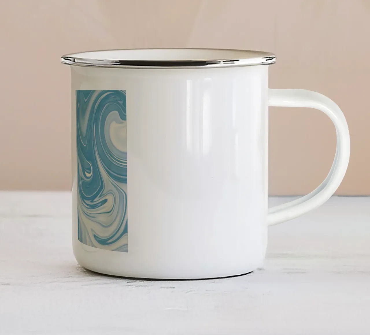 Schéma des conduites de fluide 07 mug en émail de Little Dean
