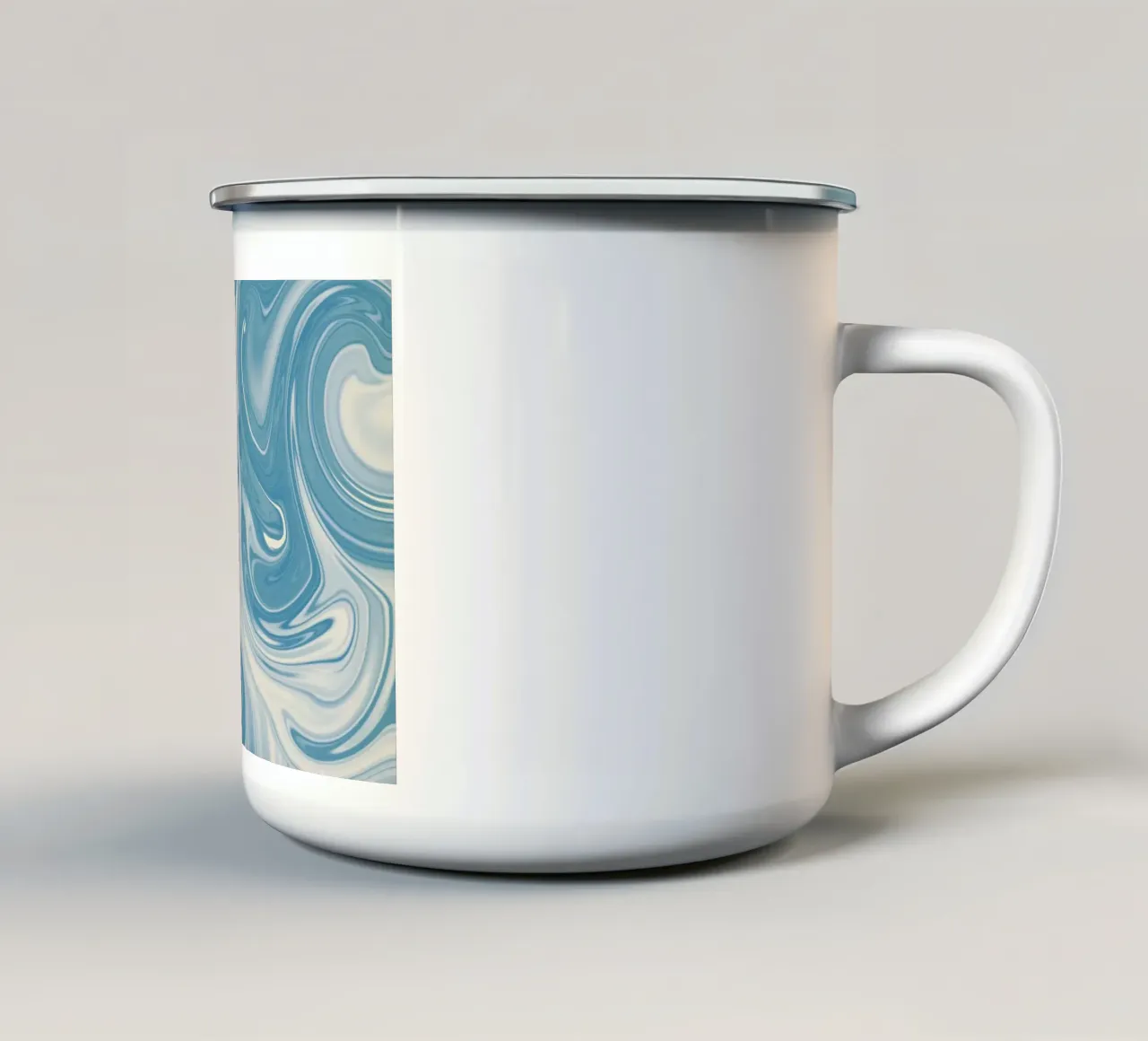 Schéma des conduites de fluide 07 mug en émail de Little Dean