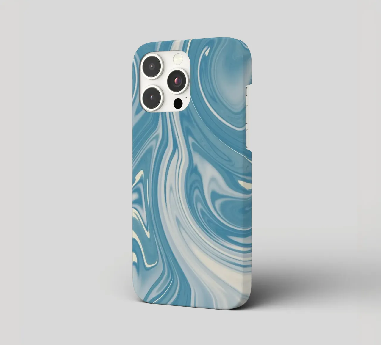 Fluid lines pattern 07 iphone case by Little Dean