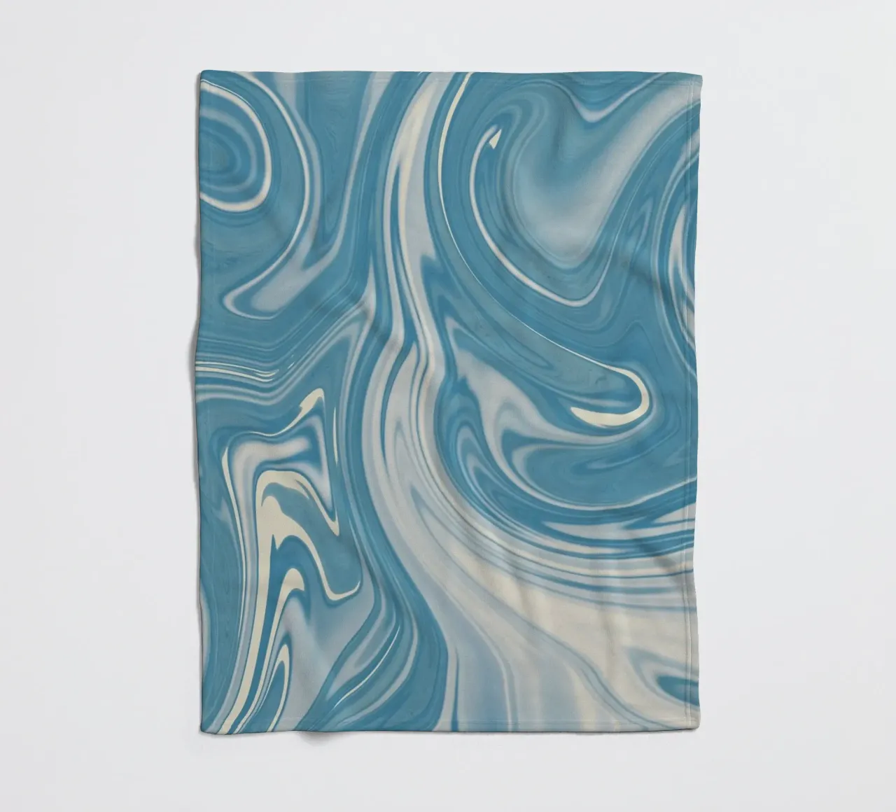 Fluid lines pattern 07 fleece blanket by Little Dean