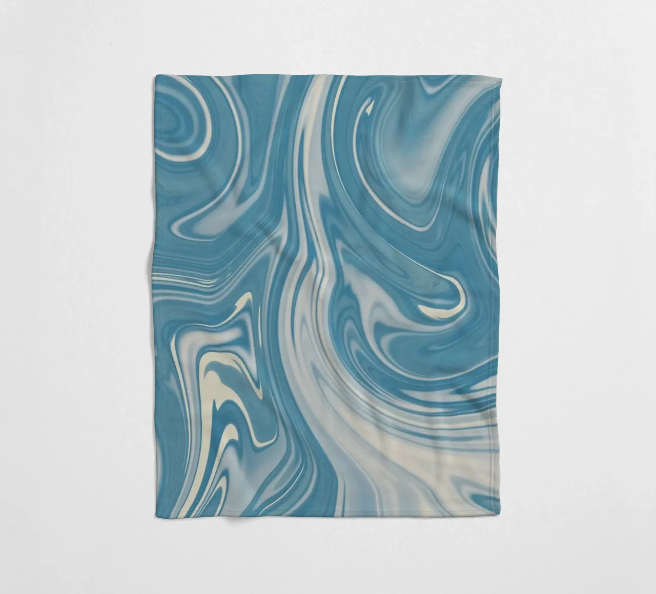 Fluid lines pattern 07 fleece blanket by Little Dean