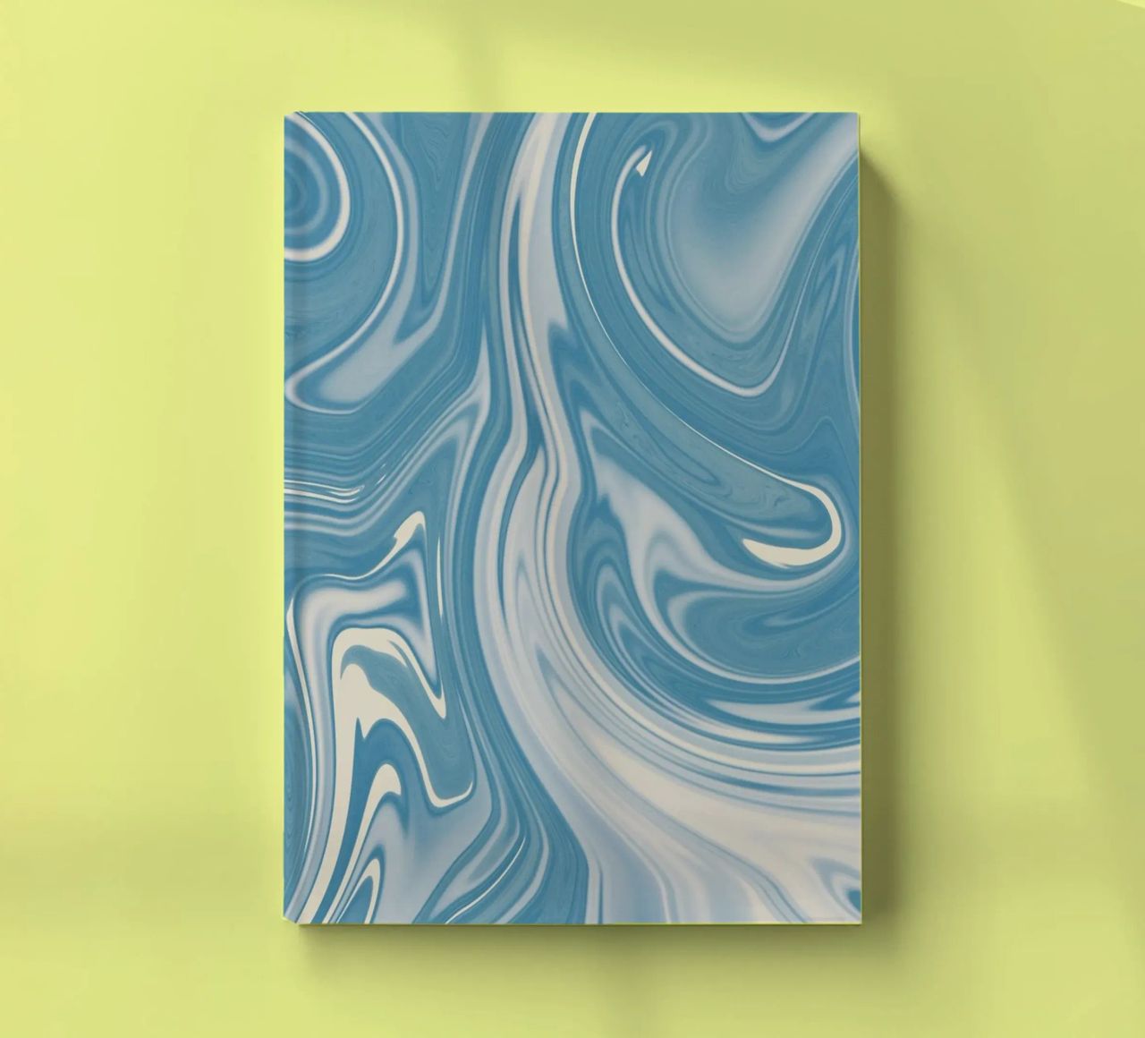 Fluid lines pattern 07 notebook by Little Dean