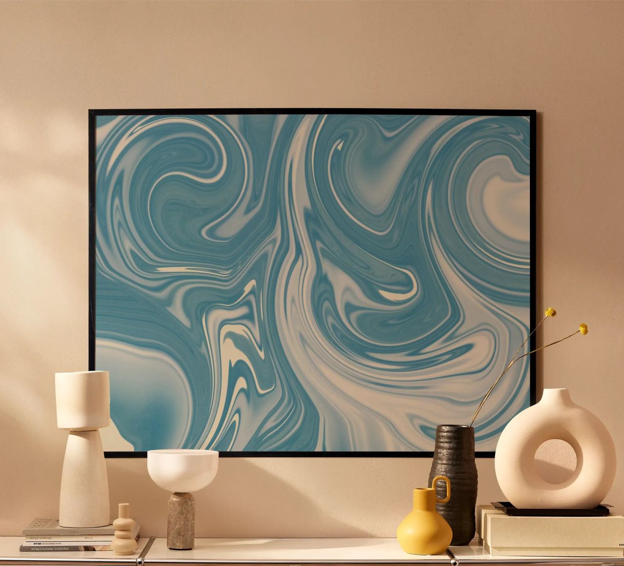 Fluid lines pattern 07 hahnemühle by Little Dean