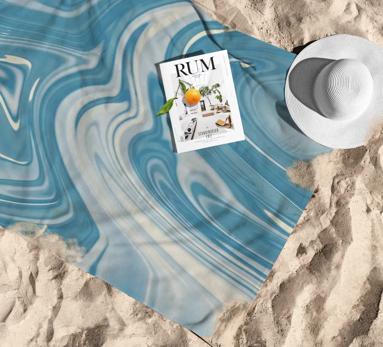 Schema delle linee fluide 07 telo mare da Little Dean