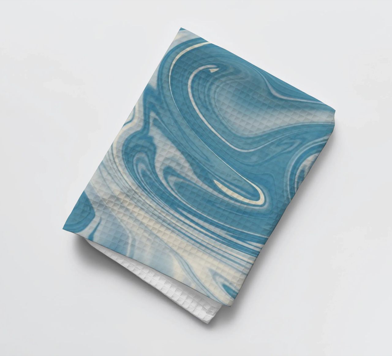 Fluid lines pattern 07 tea towel by Little Dean
