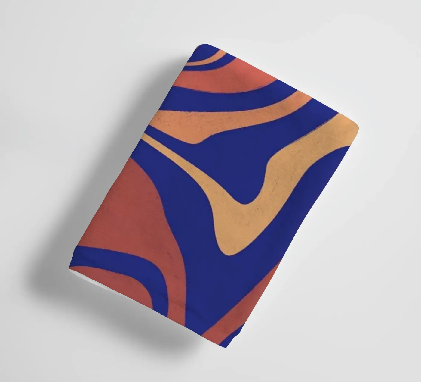 Fluid lines pattern 08 towel by Little Dean