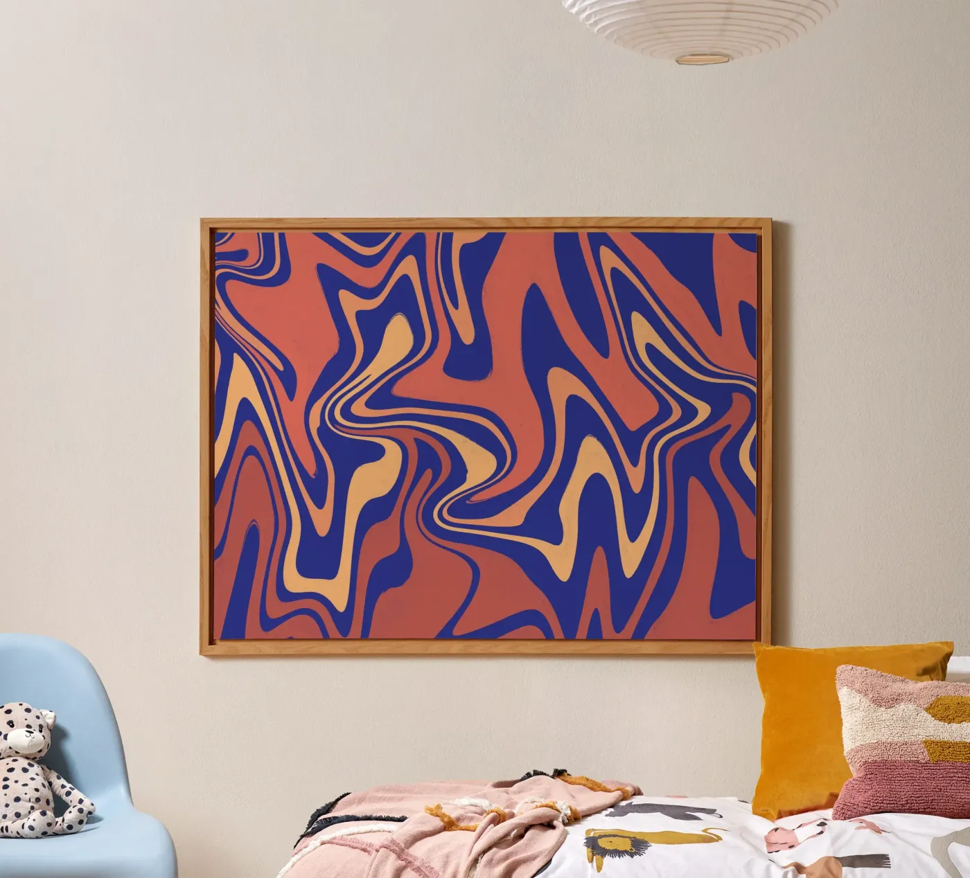 Fluid lines pattern 08 forex plate by Little Dean