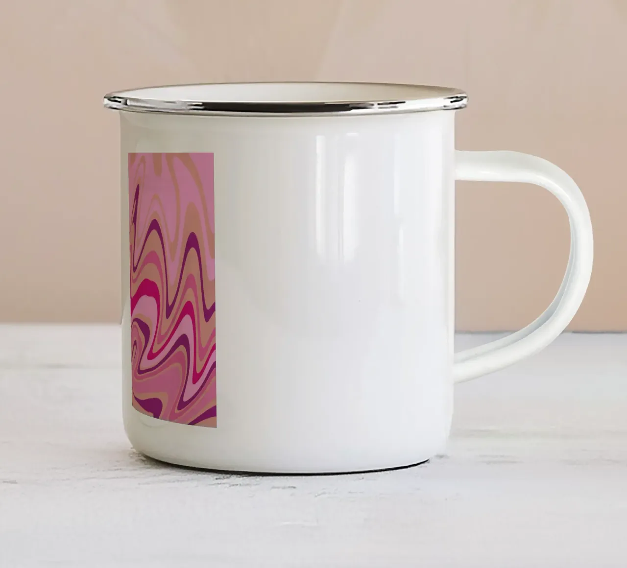Schéma des conduites de fluides 09 mug en émail de Little Dean
