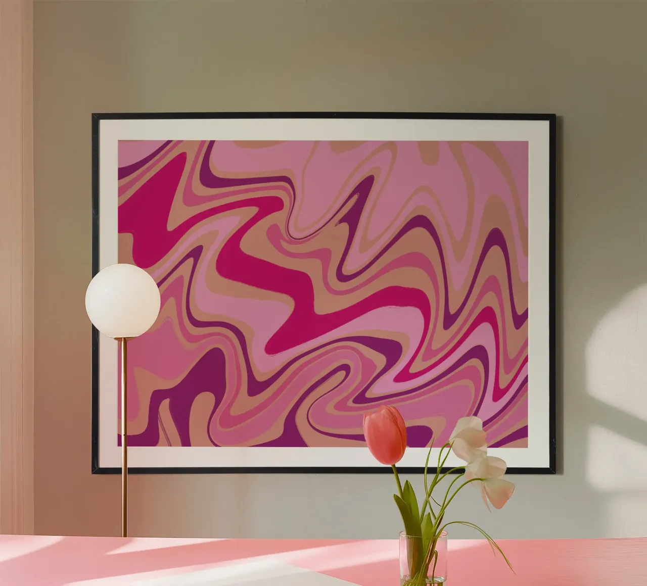 Fluid lines pattern 09 hahnemühle by Little Dean