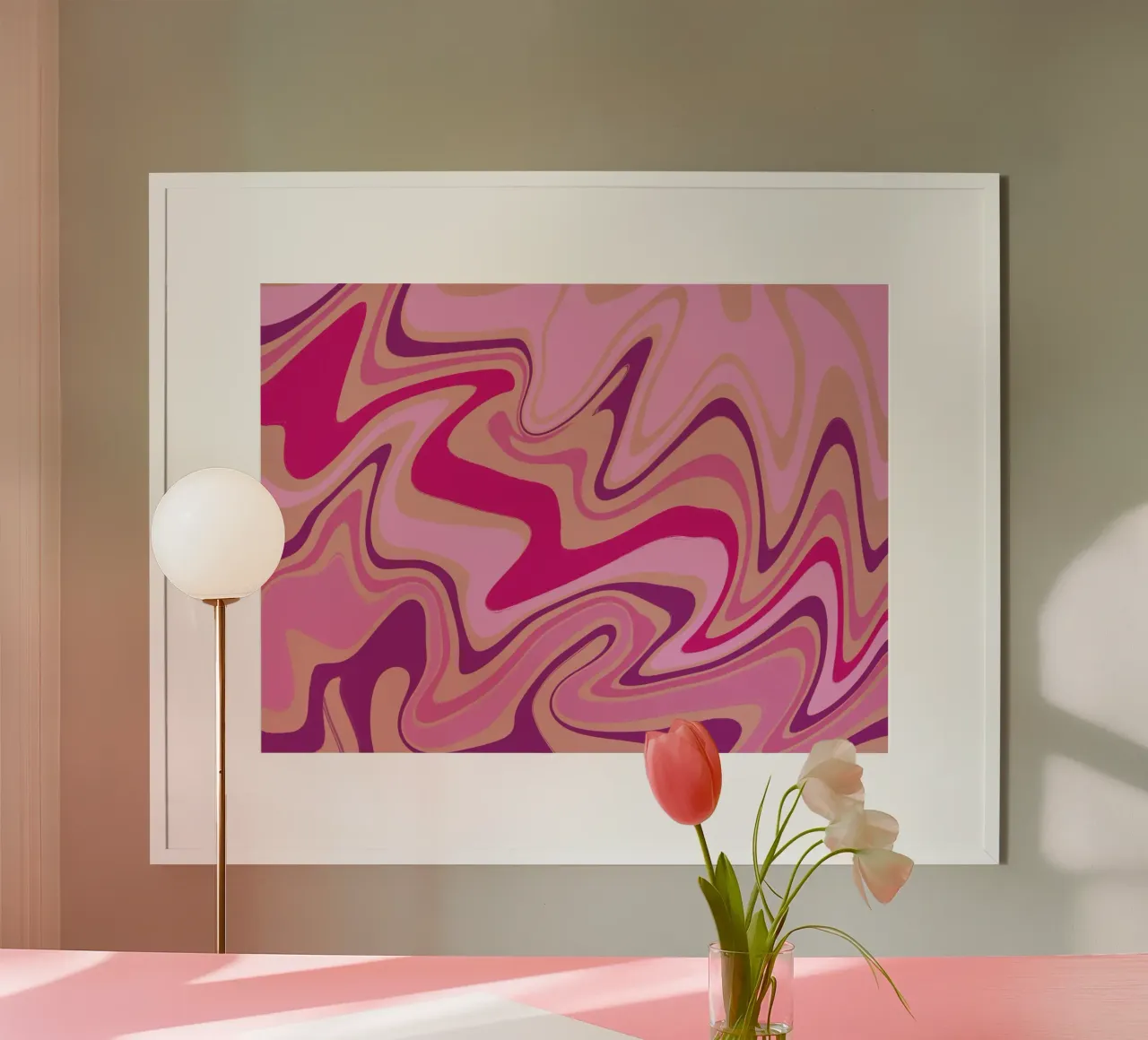 Fluid lines pattern 09 hahnemühle by Little Dean