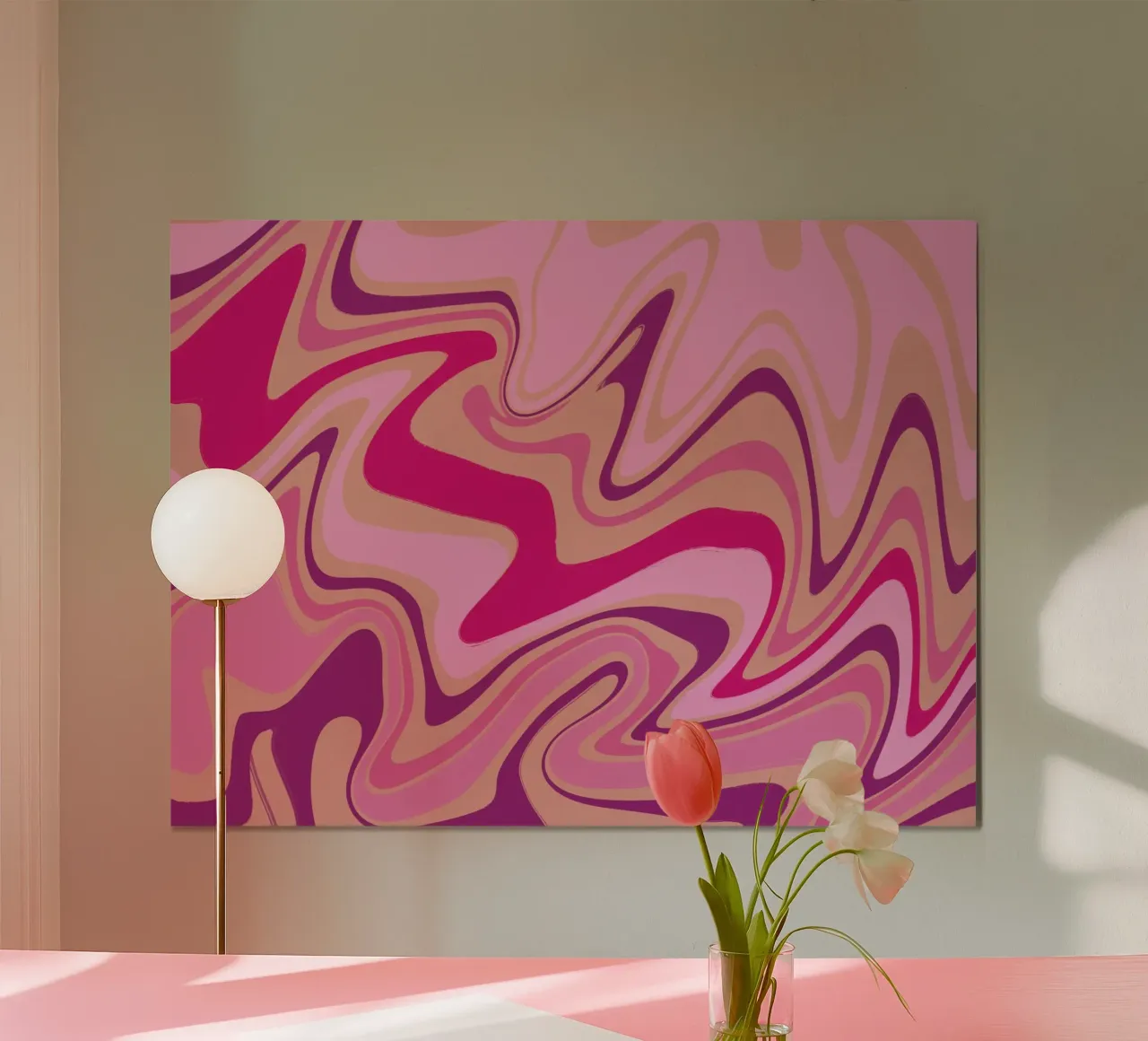 Fluid lines pattern 09 hahnemühle by Little Dean