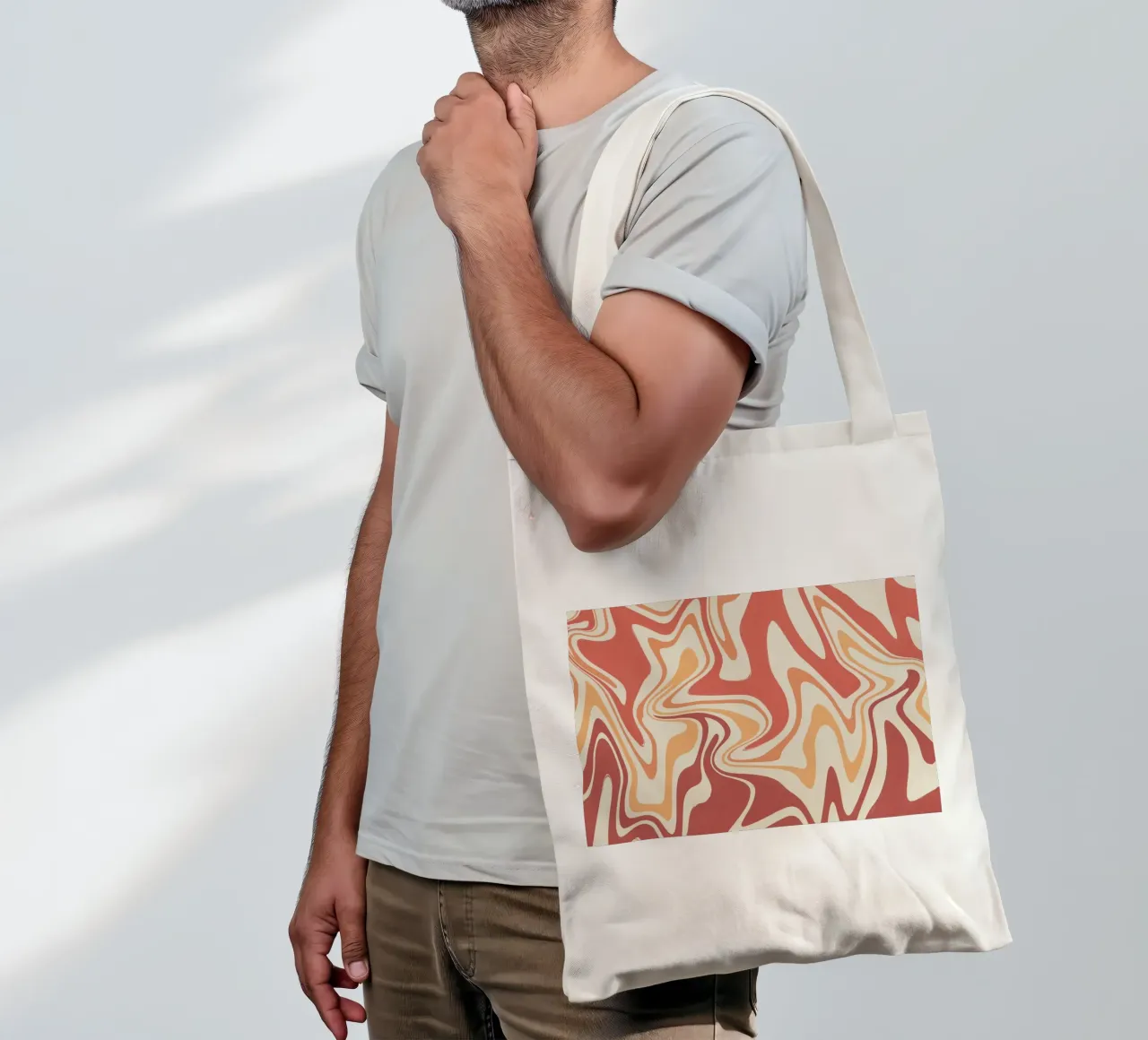 Schema delle linee fluide 10 borsa in juta da Little Dean