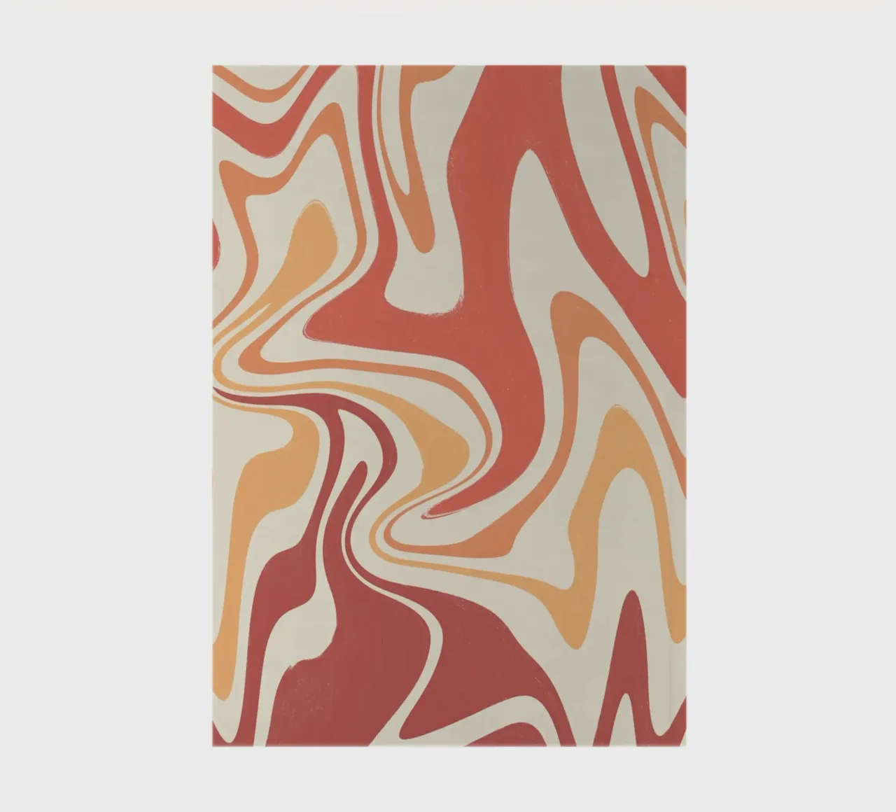 Fluid lines pattern 10 notebook by Little Dean