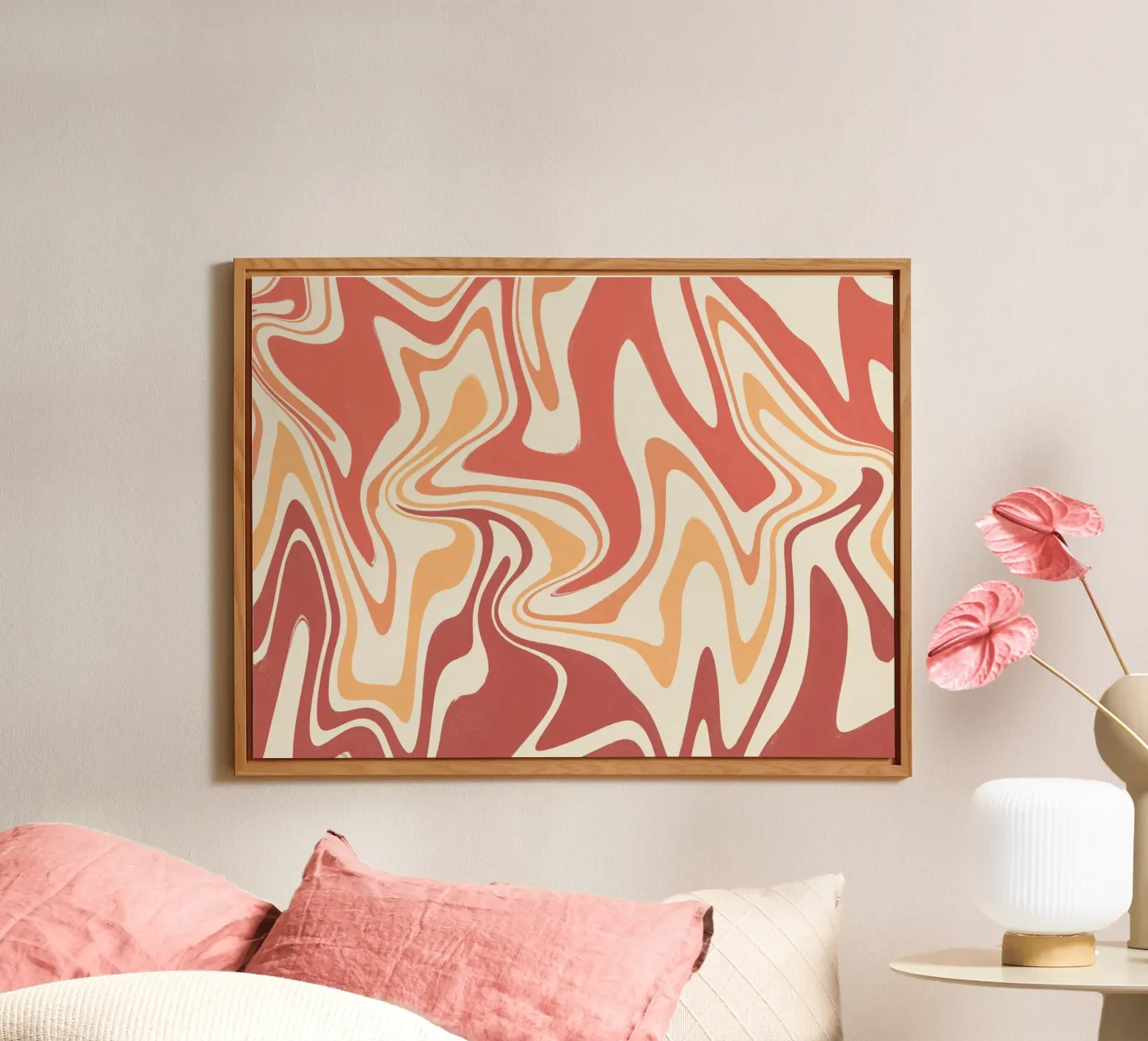 Fluid lines pattern 10 panneau forex de Little Dean