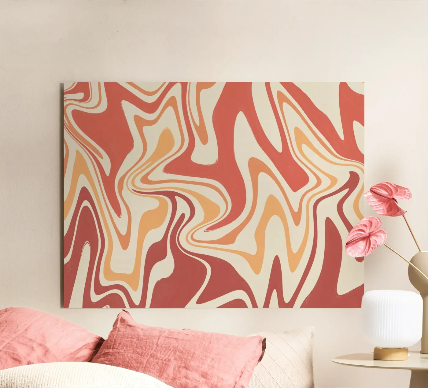 Fluid lines pattern 10 panneau forex de Little Dean