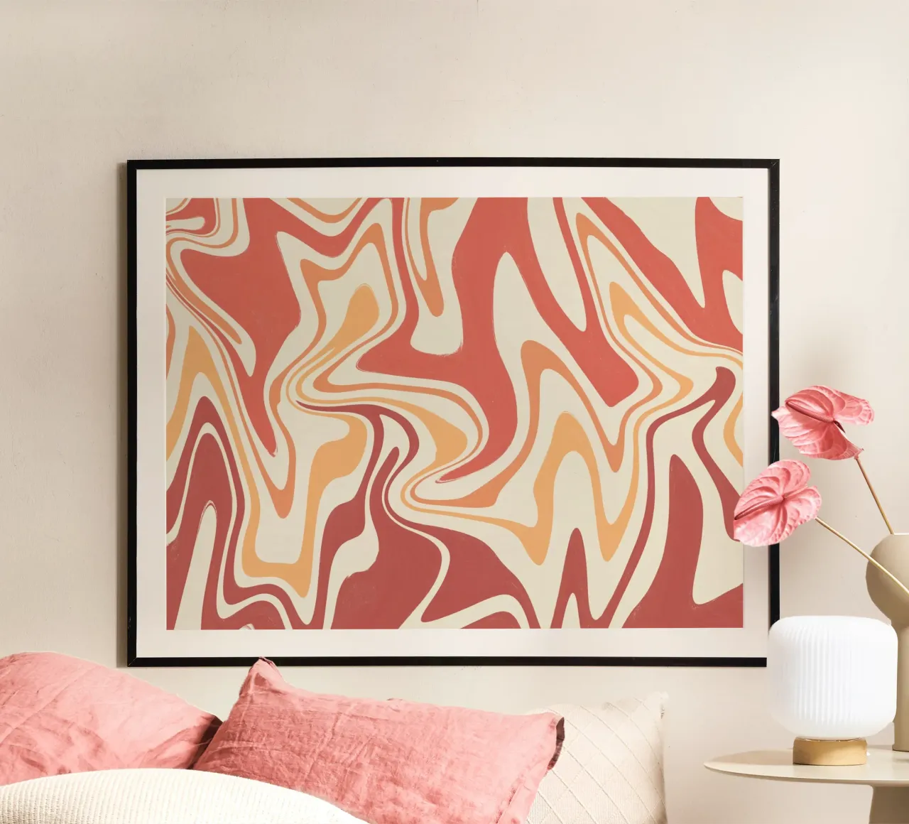 Fluid lines pattern 10 hahnemühle by Little Dean