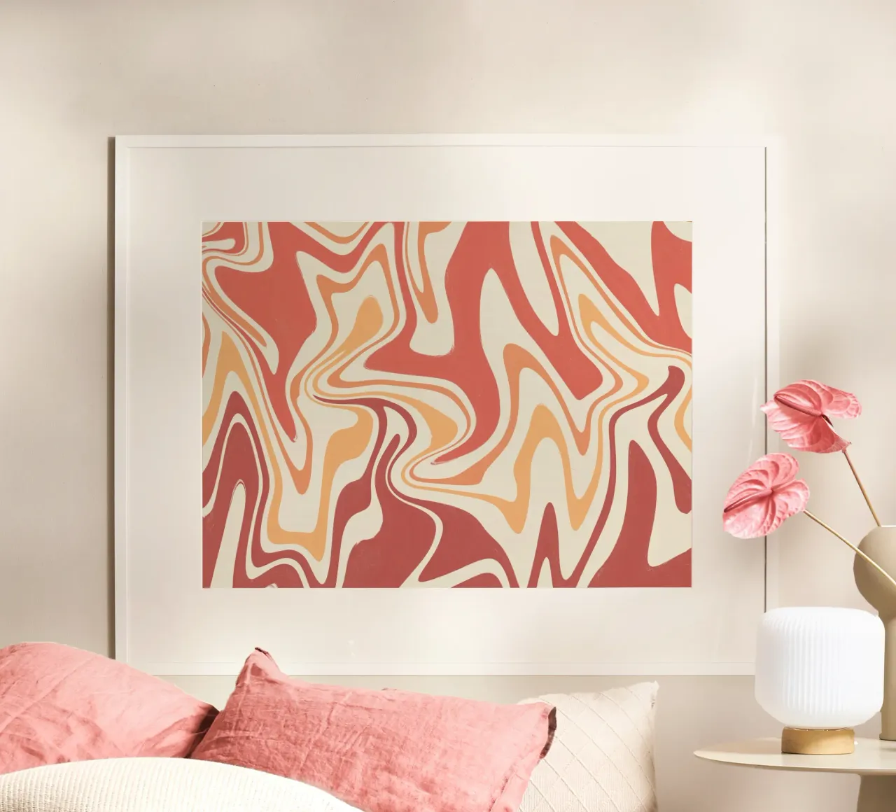 Fluid lines pattern 10 hahnemühle by Little Dean