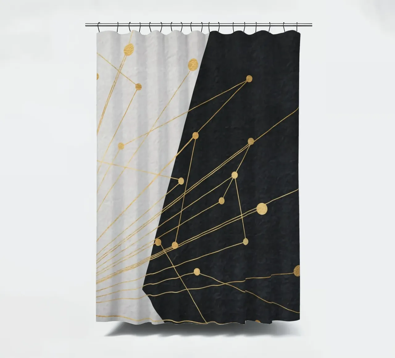abstract geometric star Duschvorhang von vintageshop