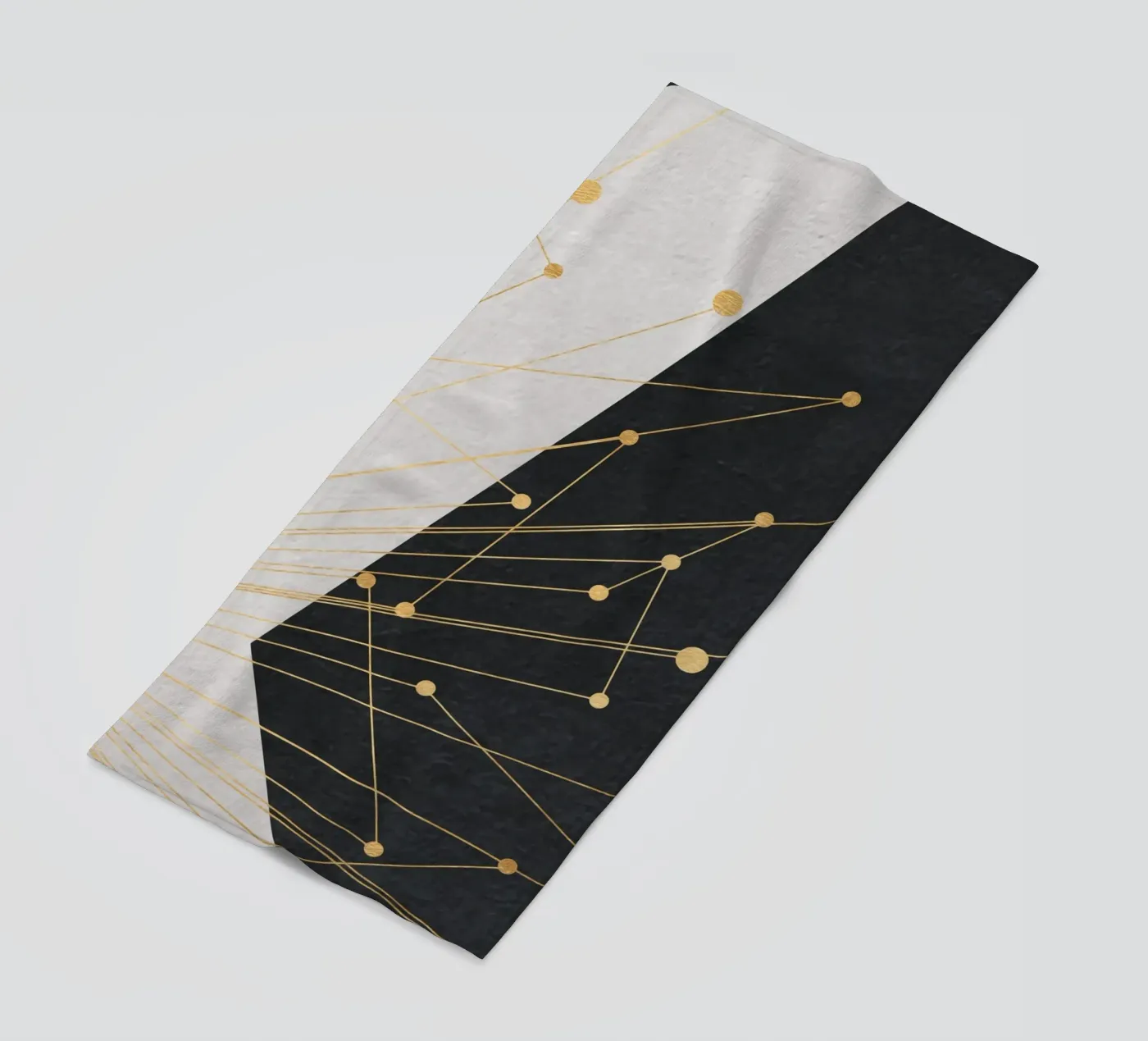 abstract geometric star telo mare da vintageshop