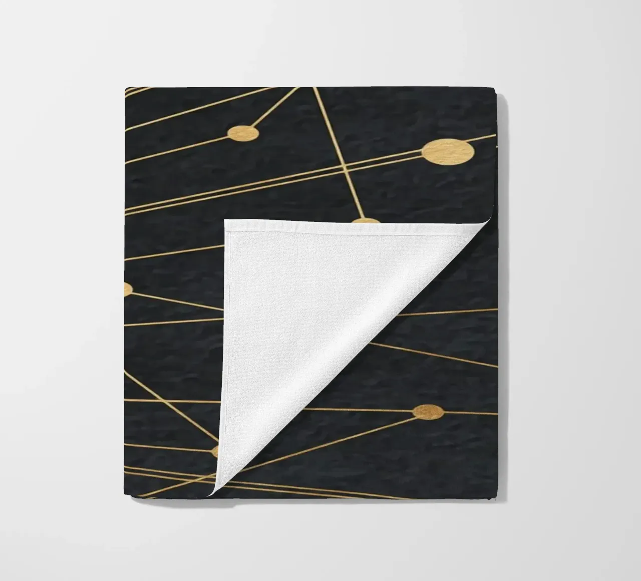abstract geometric star telo mare da vintageshop
