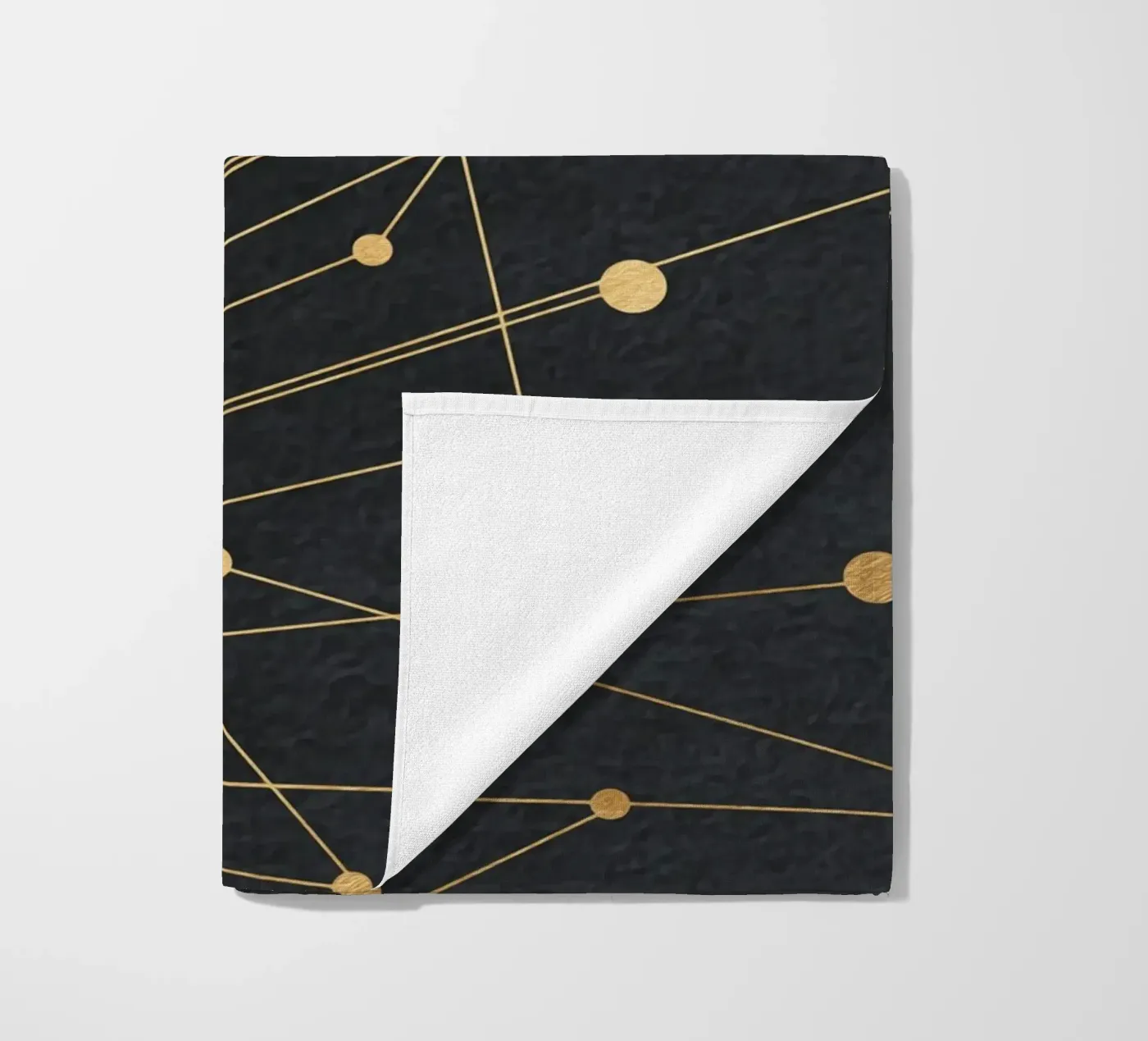 abstract geometric star telo mare da vintageshop