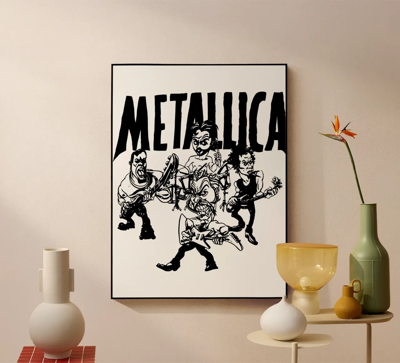 Metallica - Alas Jambu acrylic glass by Gage Gottlieb