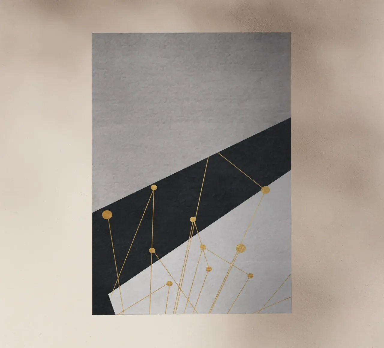 abstract geometric star 2 pellicola backlit da vintageshop