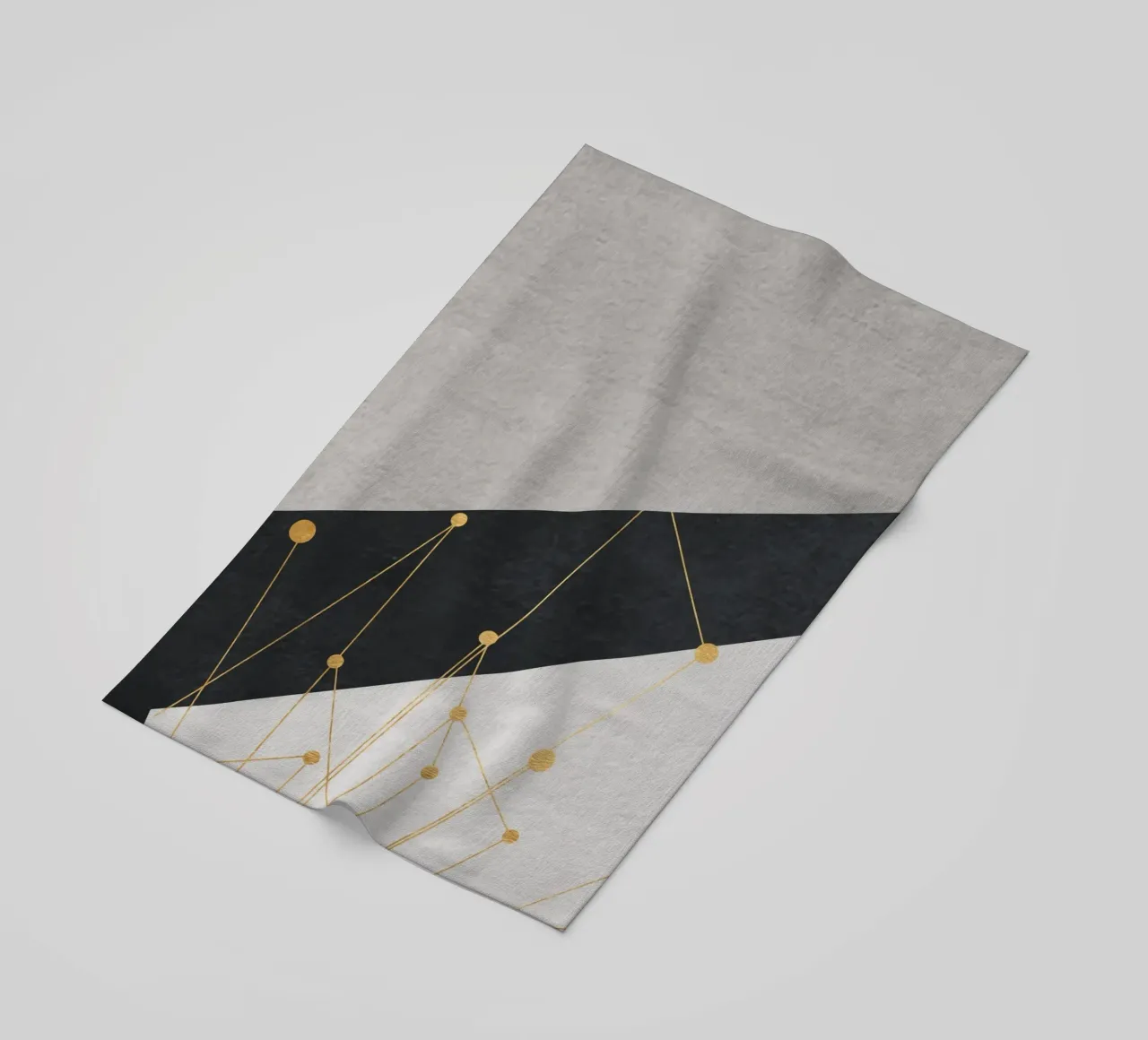 abstract geometric star 2 telo mare da vintageshop
