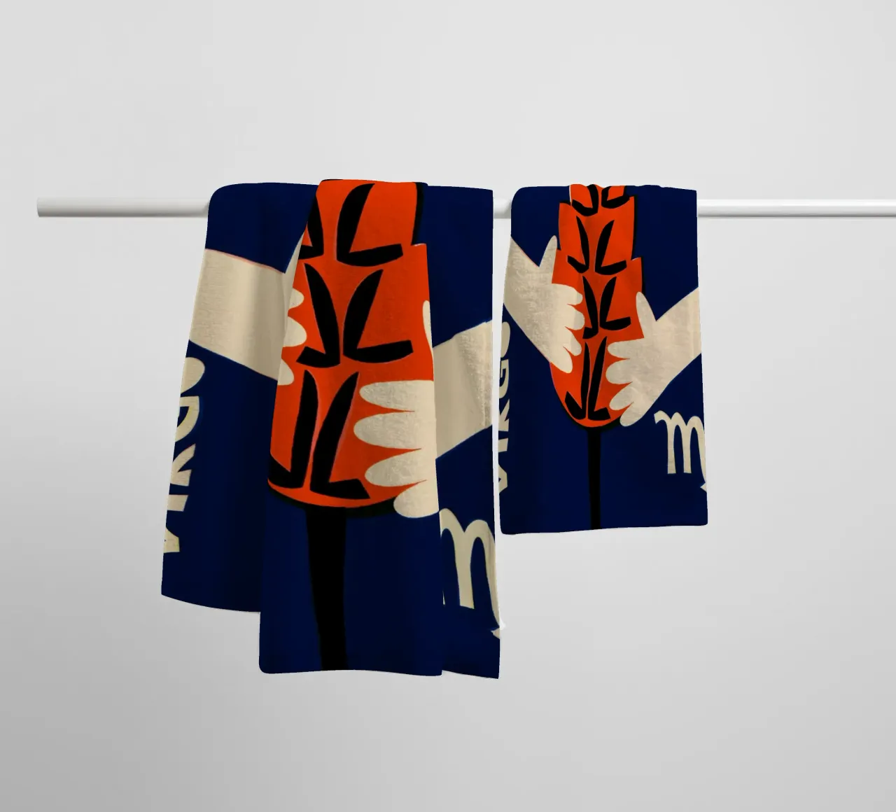 Virgo Zodiac asciugamano da bagno da Fox & Velvet