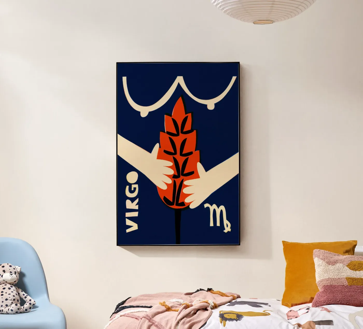 Virgo Zodiac plexiglass da Fox & Velvet
