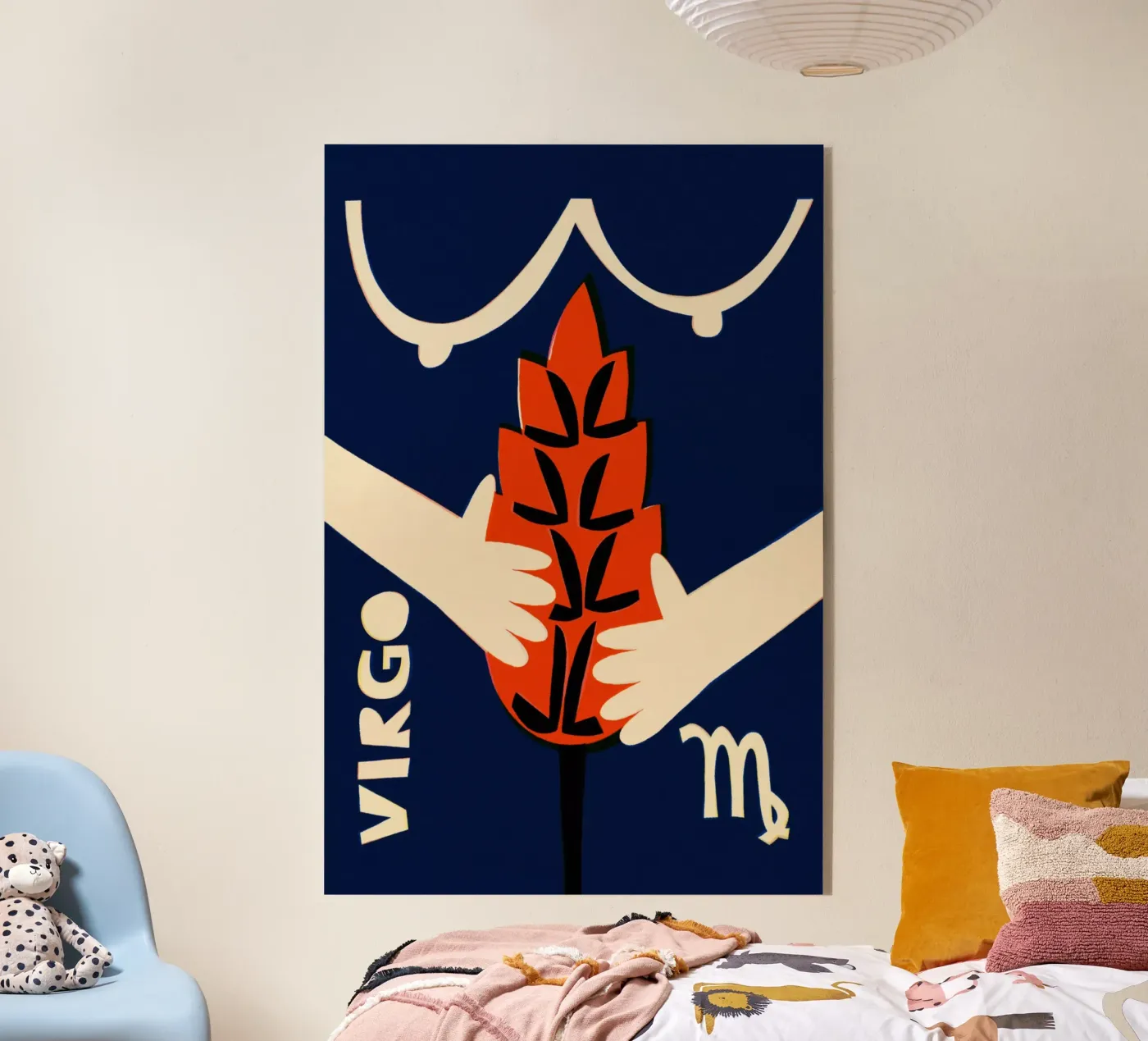 Virgo Zodiac plexiglass da Fox & Velvet