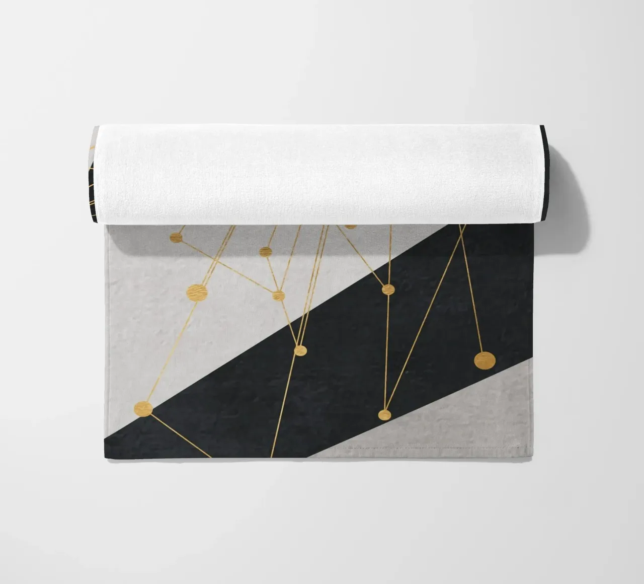 abstract geometric star 3 telo mare da vintageshop