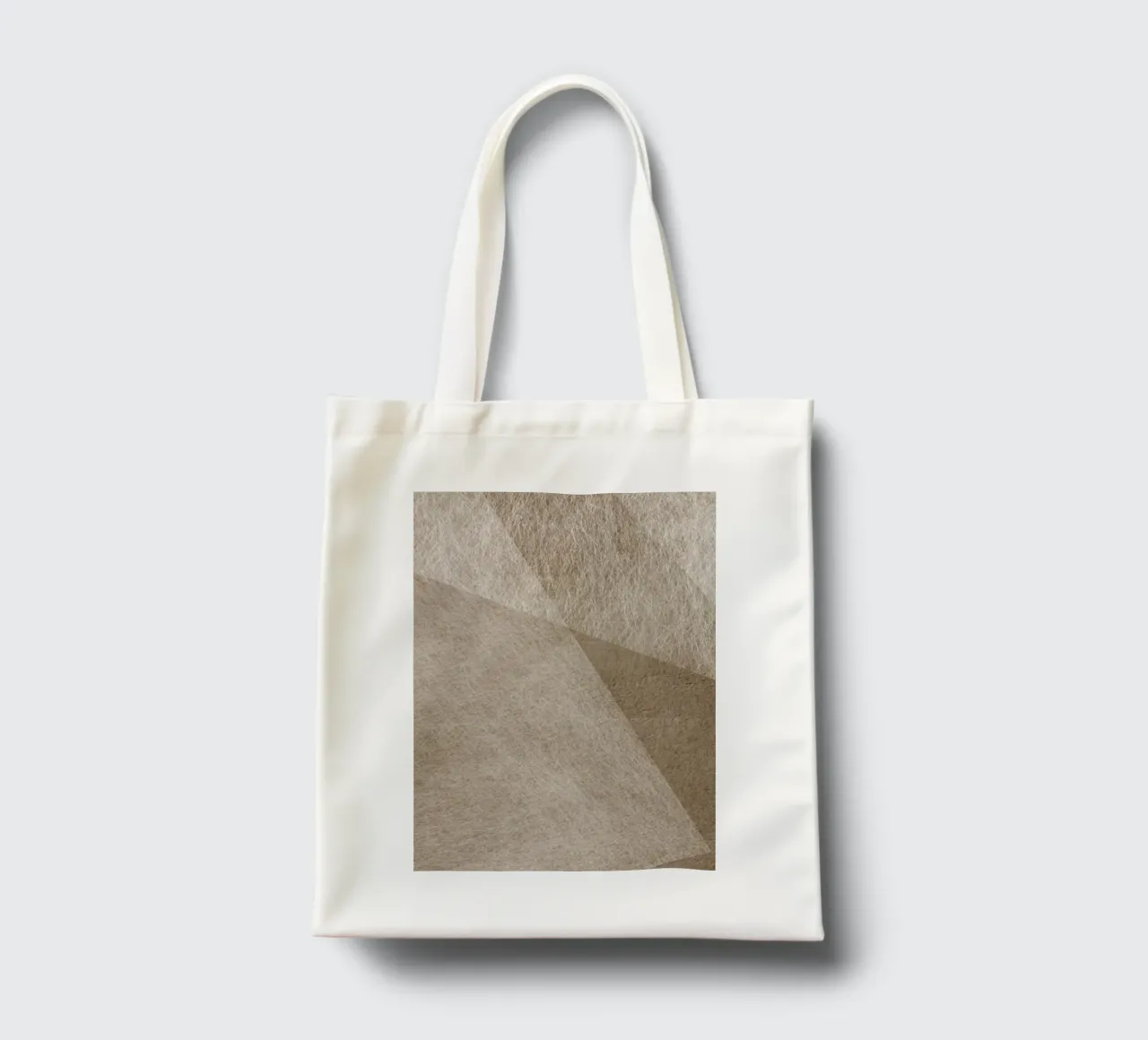 abstract geometric triangles monochrome borsa in juta da vintageshop