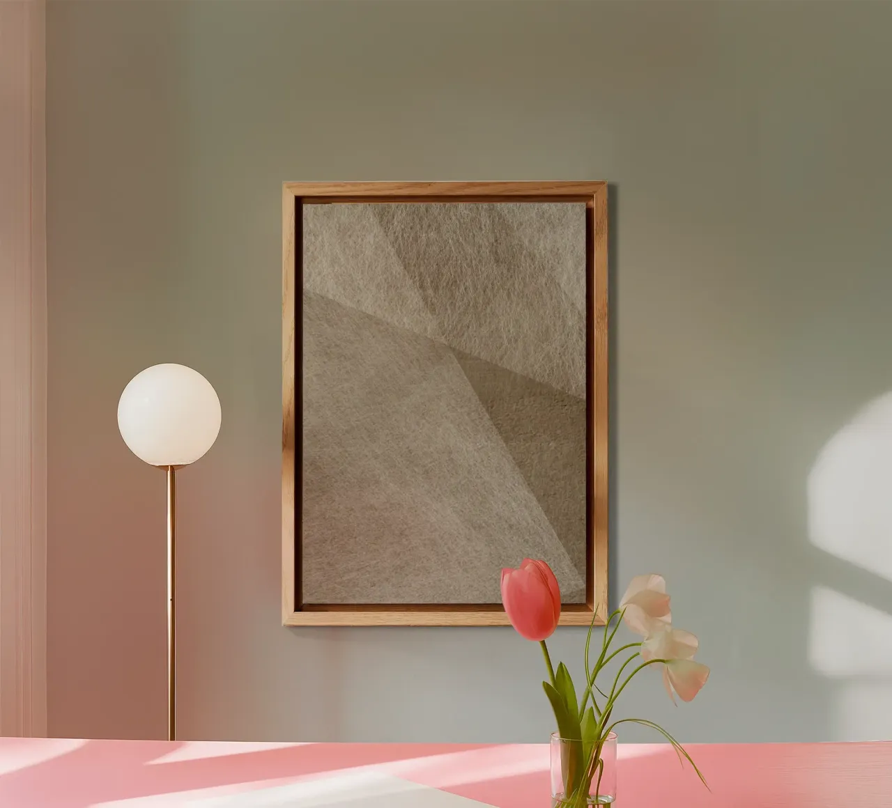 abstract geometric triangles monochrome alluminio dibond da vintageshop