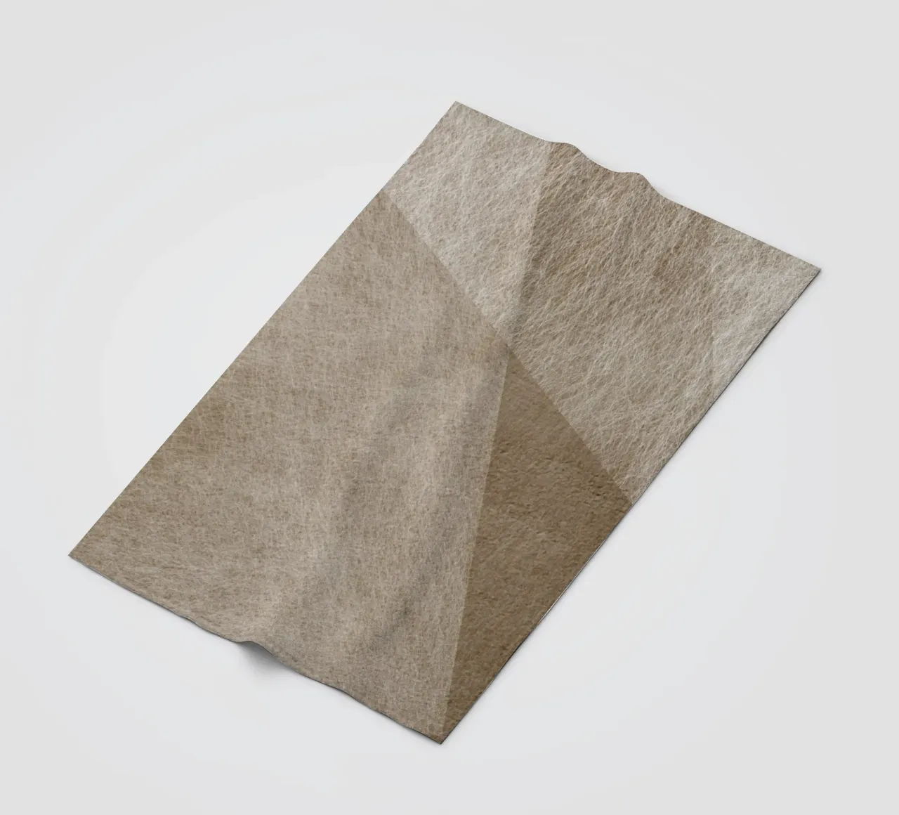 abstract geometric triangles monochrome coperta in pile da vintageshop