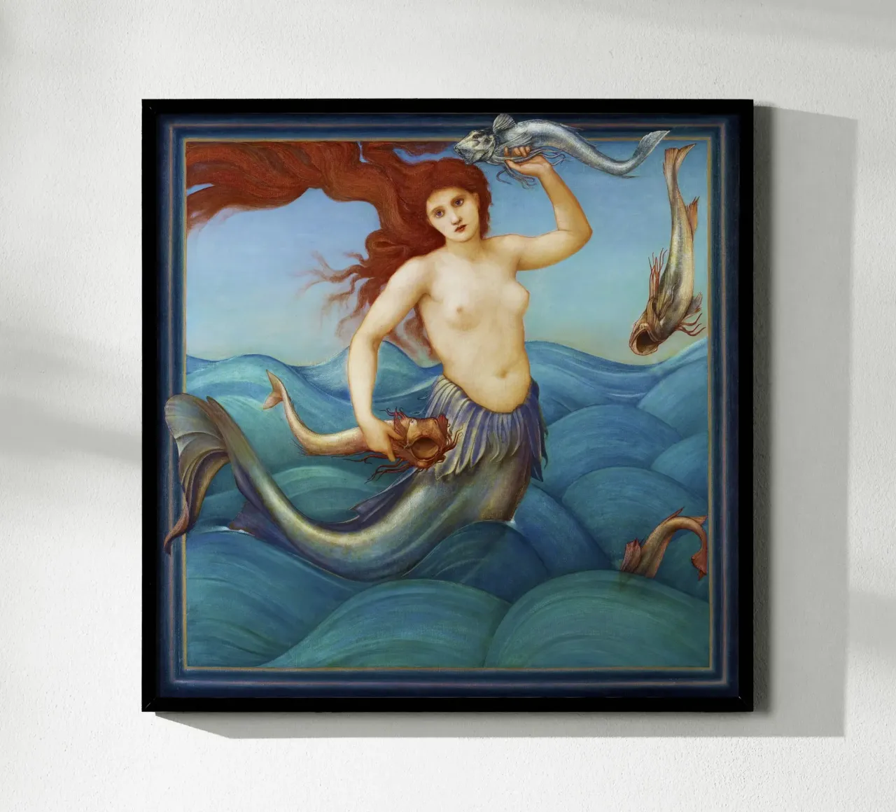 Een zee-nimf door Sir Edward Burne-Jones (1881 hahnemühle van Venus Art