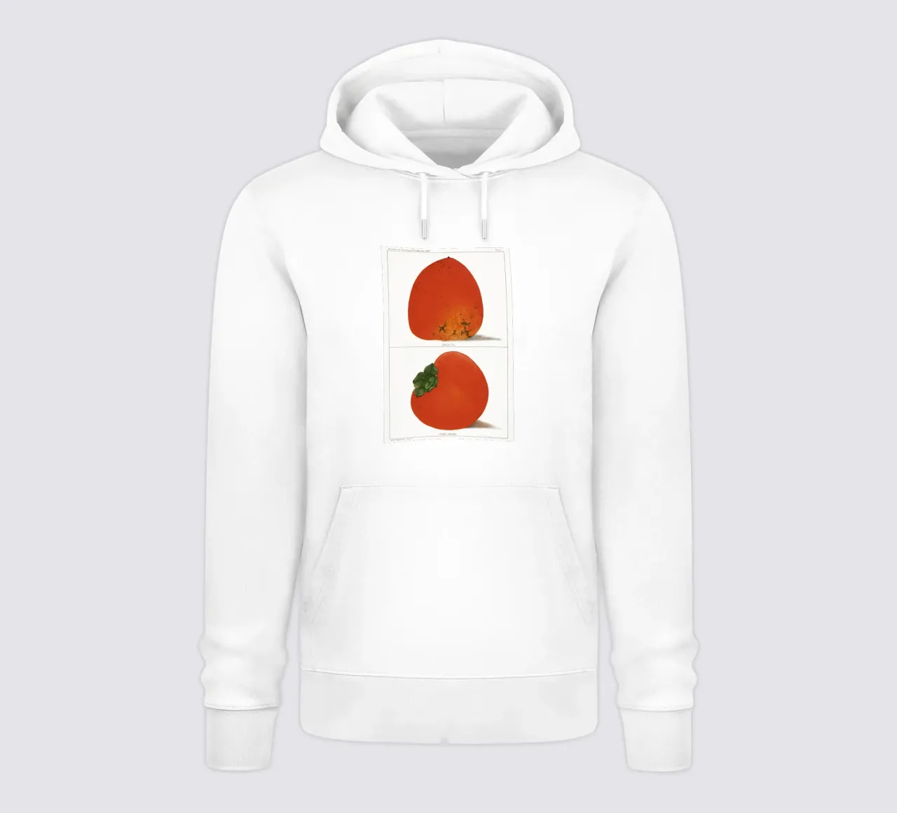 Vintage Persimmons Illustration (1887) – Botanical Art hoodie by Pretty Flowers Vintage Botanicals