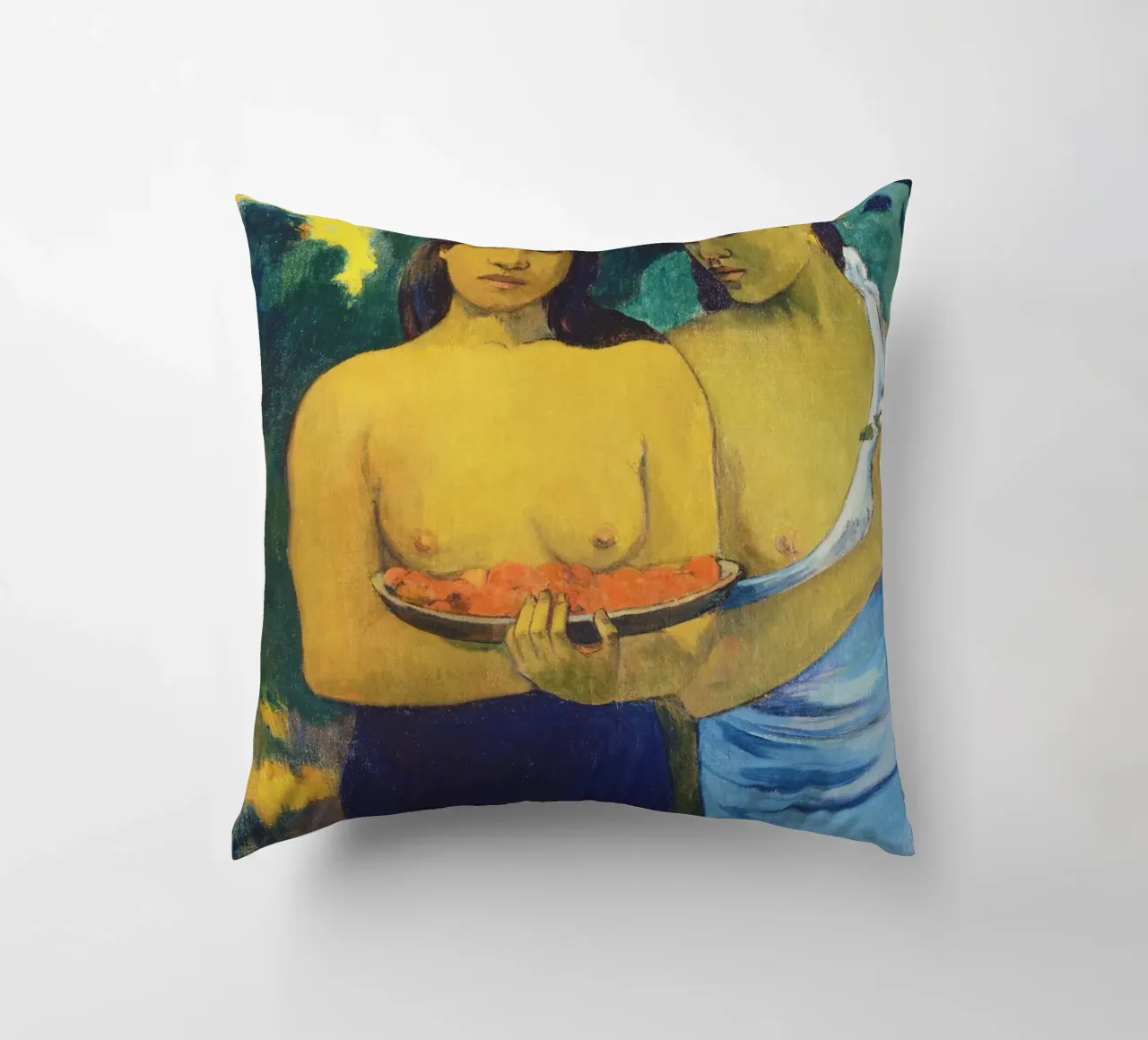 Due donne tahitiane (1899) - Paul Gauguin cuscino da Venus Art
