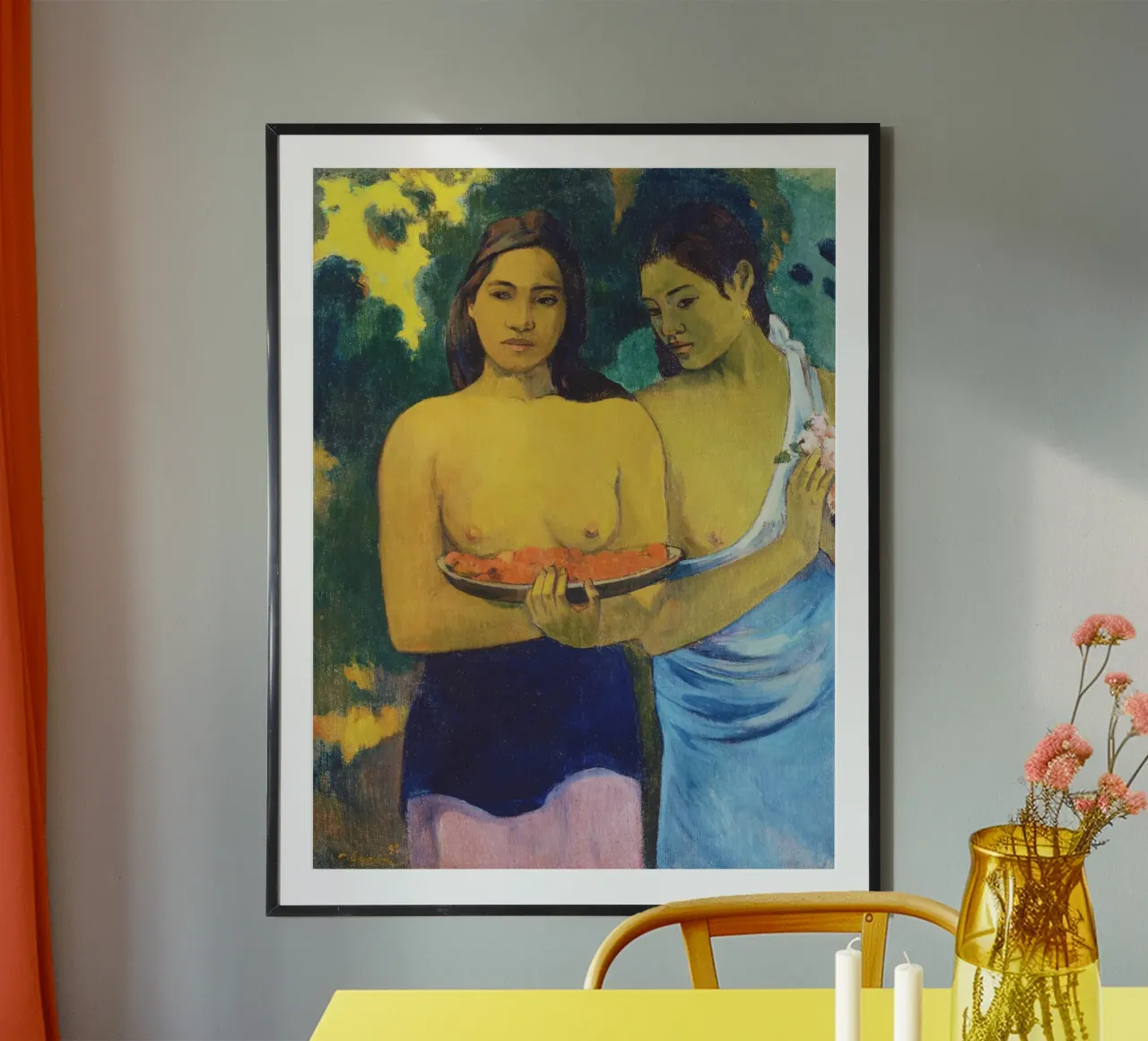 Due donne tahitiane (1899) - Paul Gauguin carta hahnemühle da Venus Art