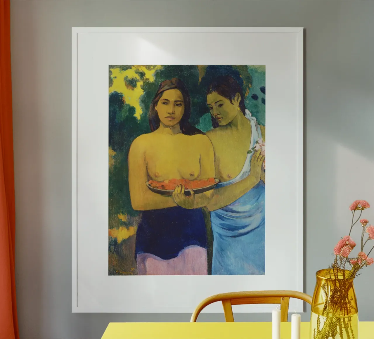 Due donne tahitiane (1899) - Paul Gauguin carta hahnemühle da Venus Art