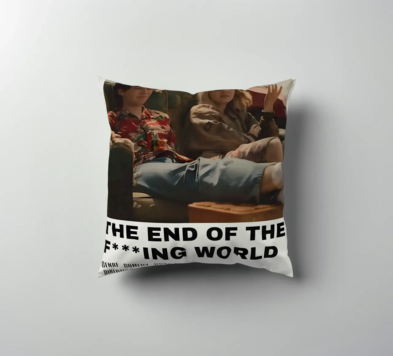 THE END OF THE FING WORLD cuscino da MVFminimalist