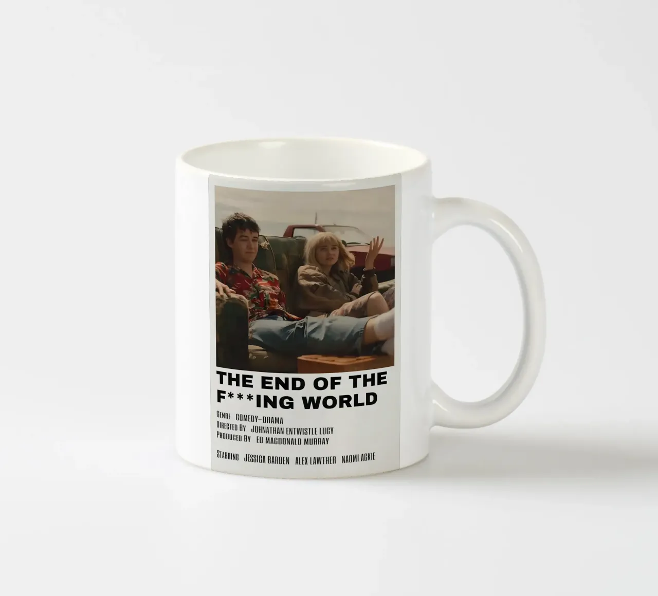 THE END OF THE FING WORLD tazza in ceramica da MVFminimalist