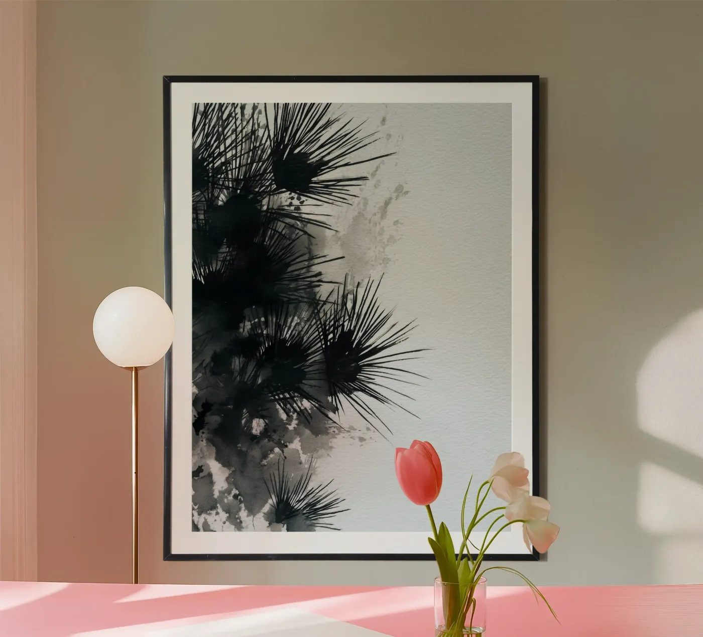 Sumi Pineburst poster da Louise Wilder Studio