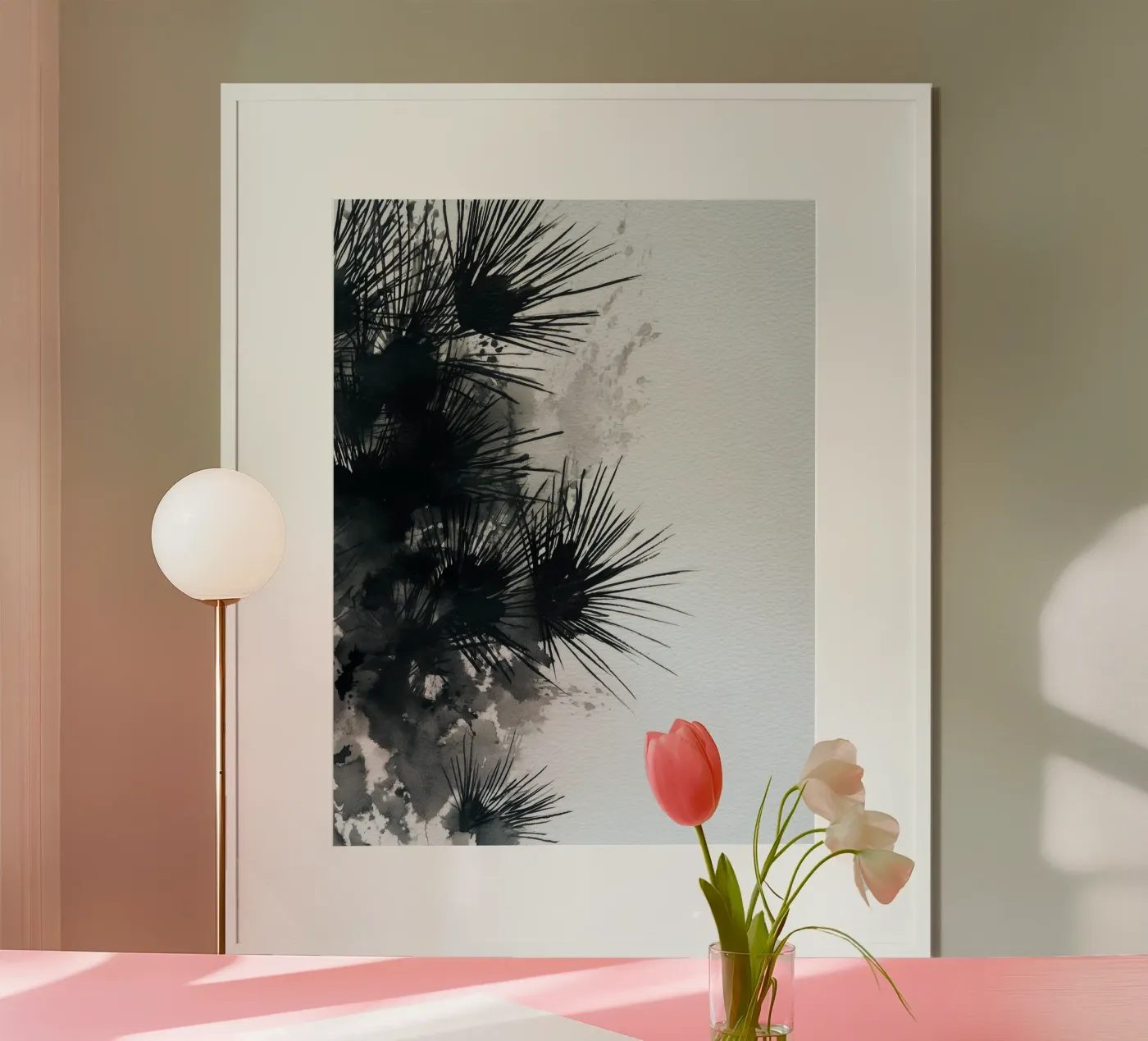 Sumi Pineburst poster da Louise Wilder Studio