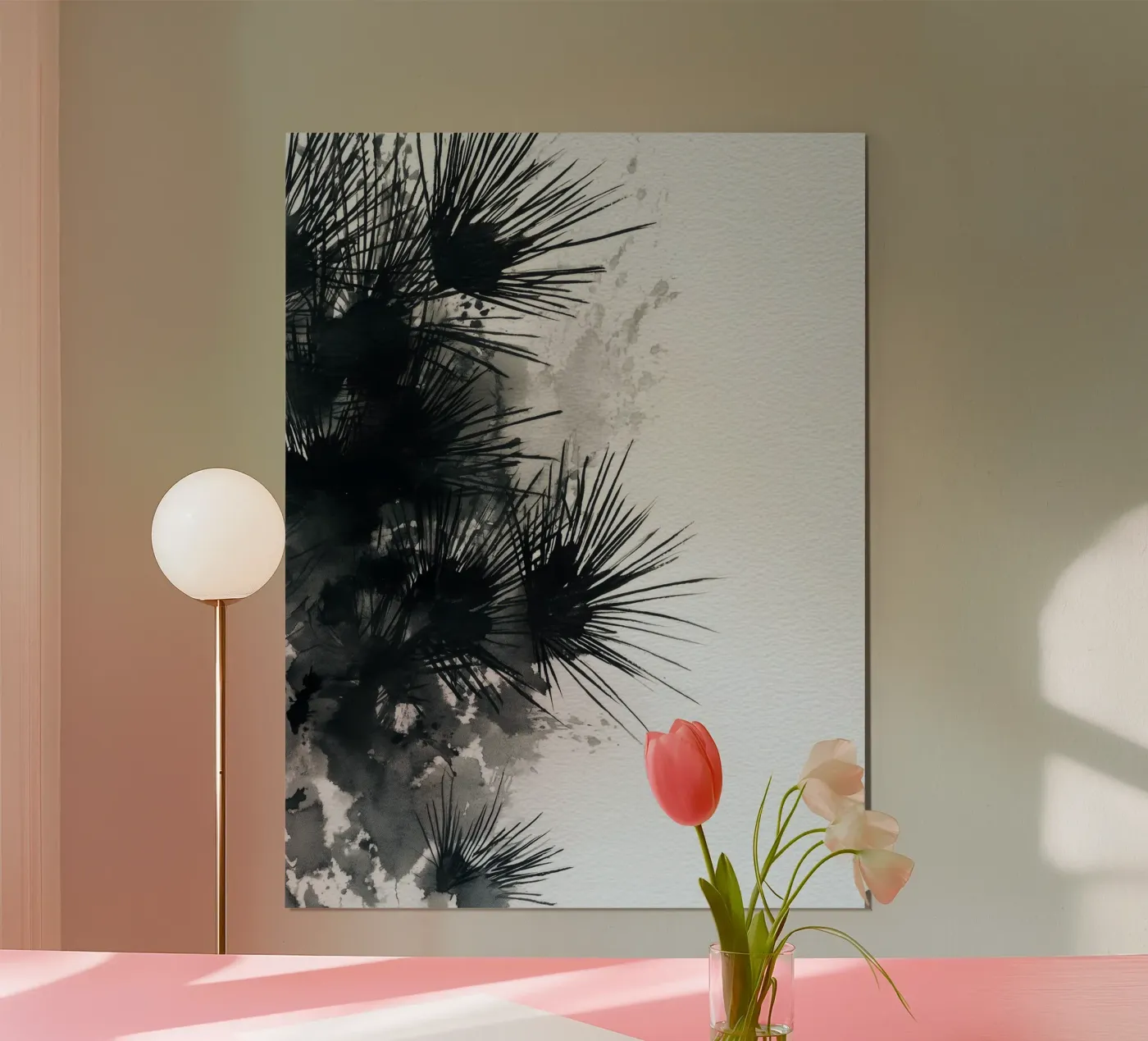 Sumi Pineburst poster da Louise Wilder Studio