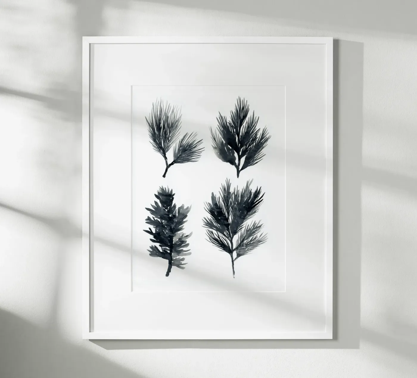 Encre Pine Quartet poster de Louise Wilder Studio